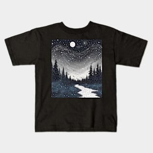 Who stole the night? Kids T-Shirt